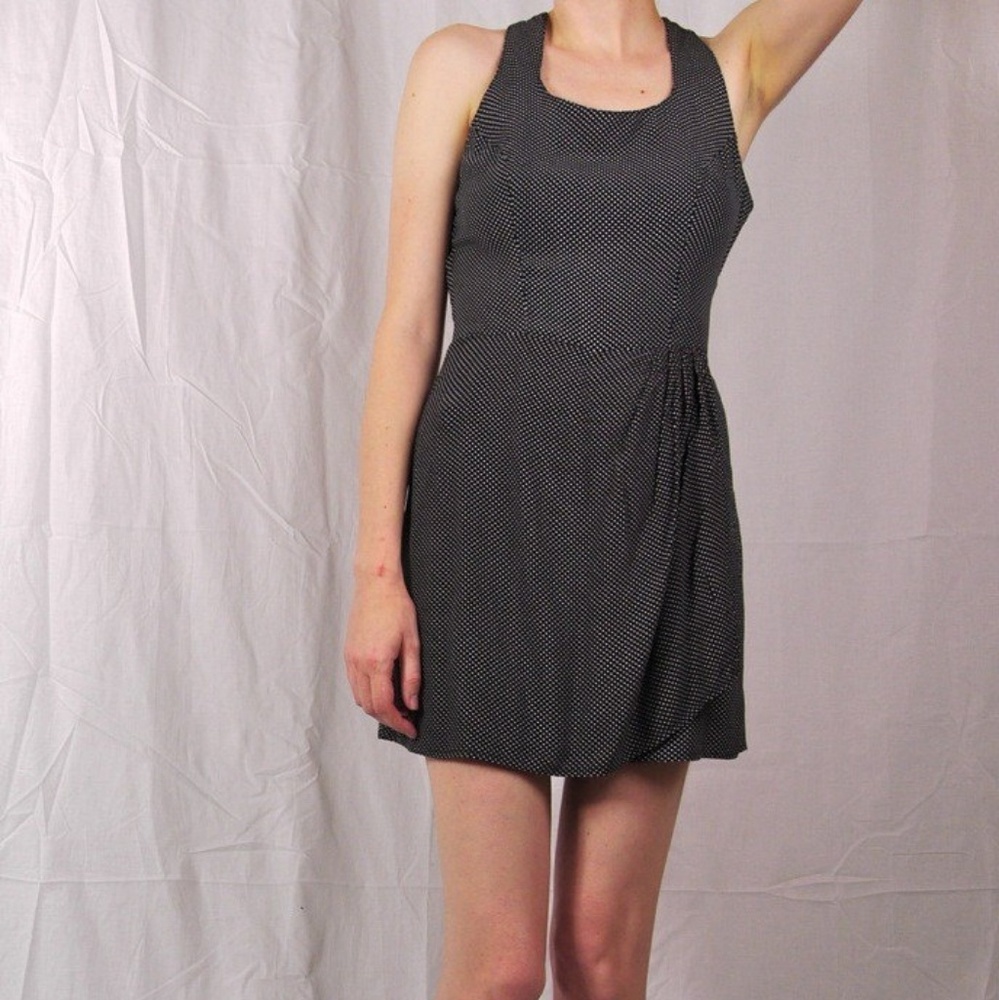 Polka dot Criss-Cross back vintage romper